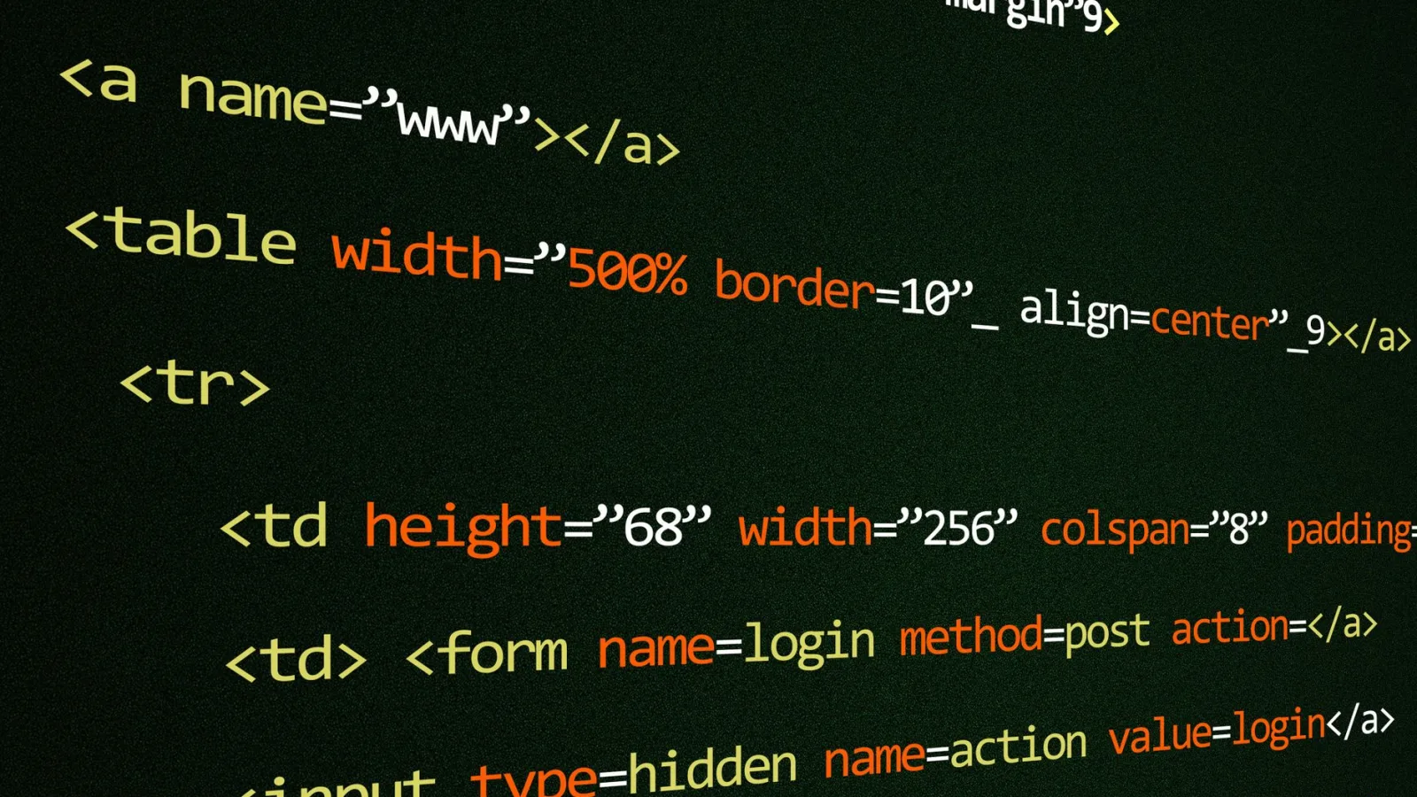 A web form with a hidden input field used as a honeypot